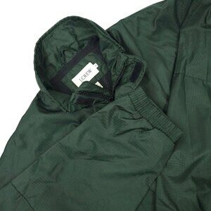 J.Crew Windbreaker Oarsman Jacket Mens M 90s Y2K Full Zip Nylon Rain Coat Anorak